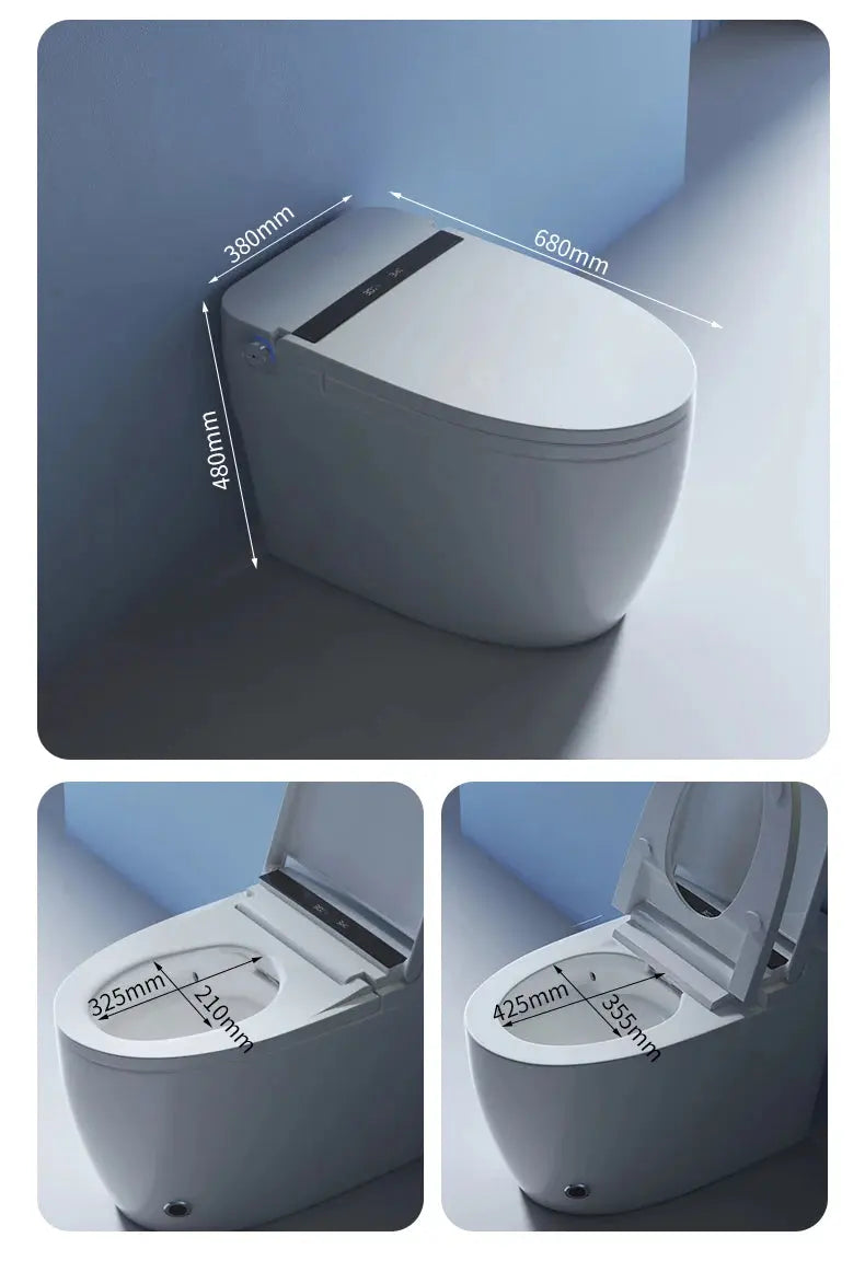(ST-3200) Intelligent Sanitary Ware Automatic Inductive Bathroom Smart Toilet with Remote Control GreatEagleInc
