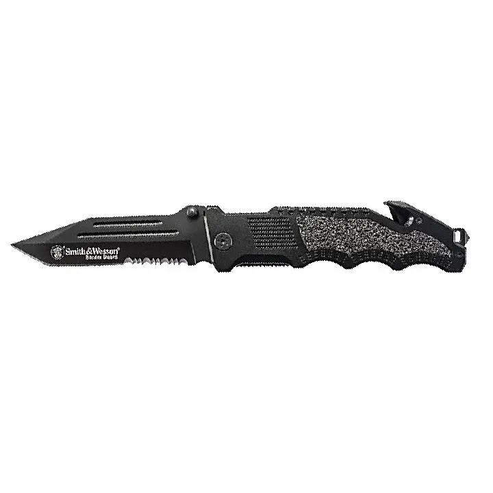 S&w Swbg2ts Border Guard 10in Folding Knife W/sheath BTI Tools