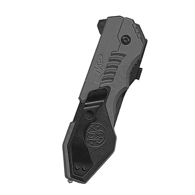 S&w Swmp4ls 8.6in S.s. Assisted Folding Knife With 3.6in Serrated Clip BTI Tools