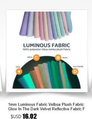 2024 Small Size 50x50cm Squishy Mochi Stetch Minky Fabric 95% Polyester 5% Spandex Stretch 4 Side Plush Fabric For Diy SewingToy - GreatEagleInc