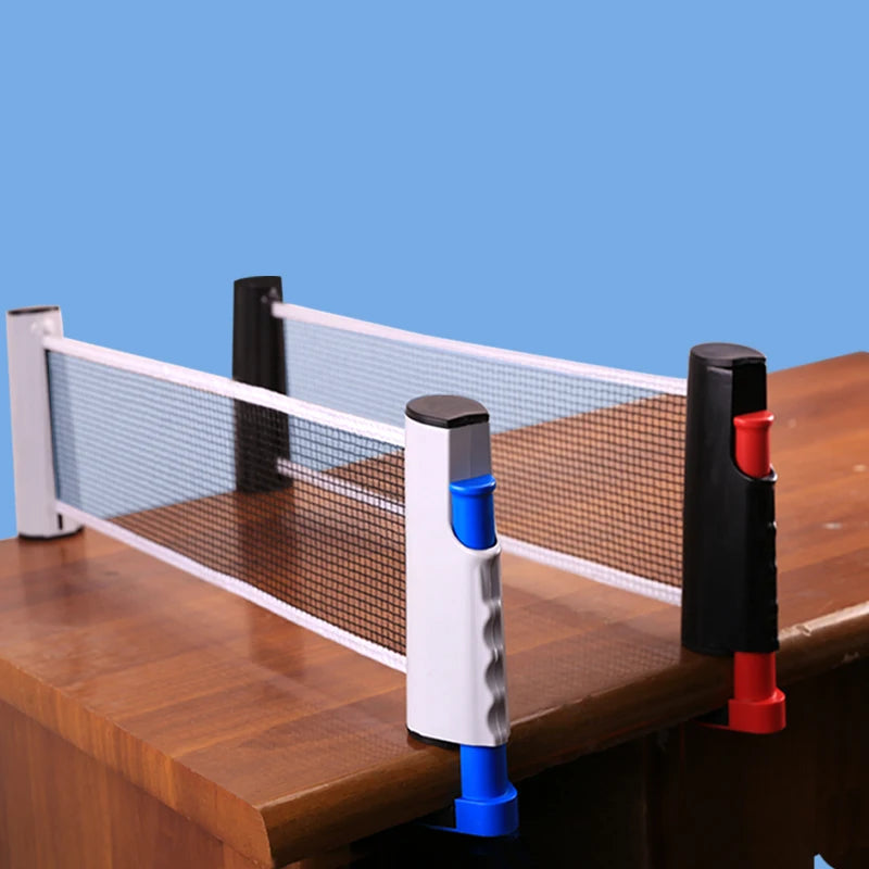 Portable Table Tennis Net Cover Gauge Retractable Table Tennis Set Catcher Racks Adjustable Tools Outdoor Home Sports Clip…