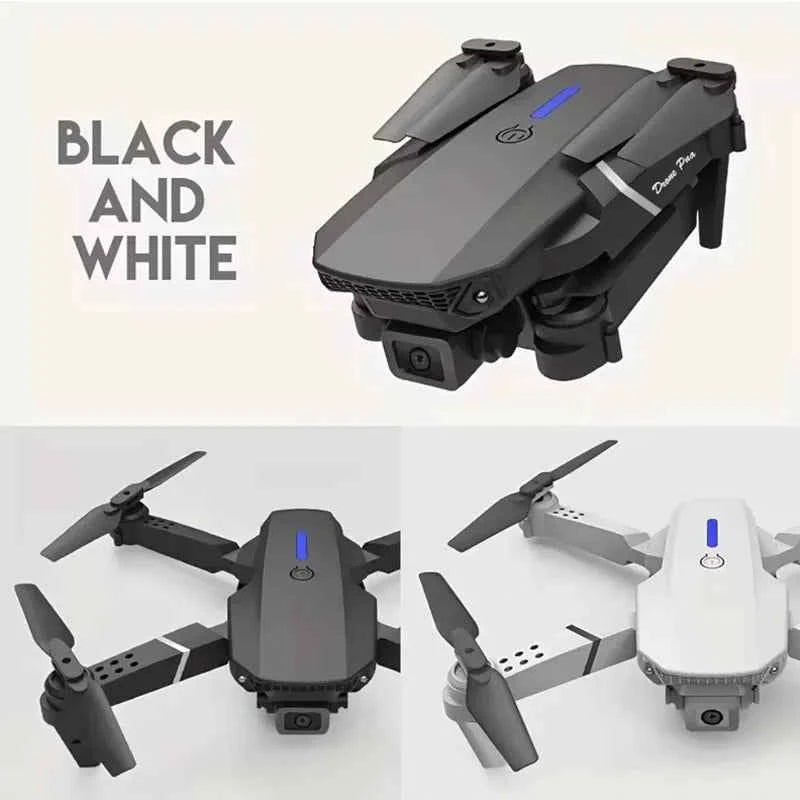 E88 NEW Professional Wide Angle RC Dron HD 4K Camera Mode Foldable Helicopter Aircraft Quadcopter Drone Kid Gift Toys