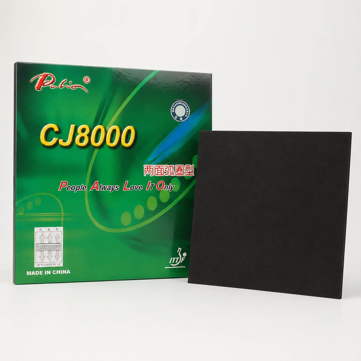 1pcs Palio CJ8000  Loop with fast attack pips-in table tennis / pingpong rubber with sponge (H36-38) Raquete De Ping Pong -…