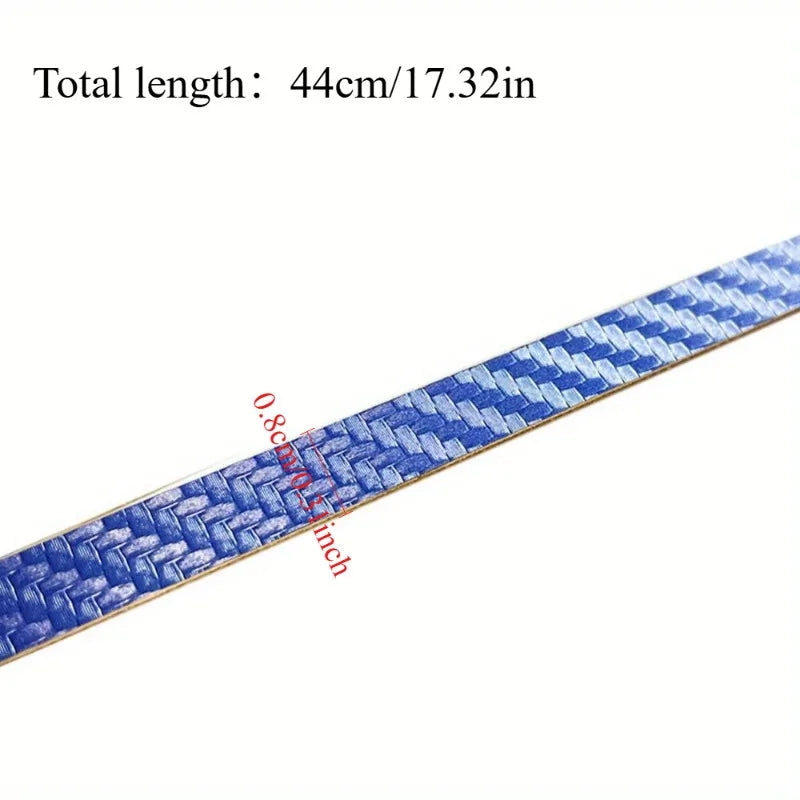 Self-adhesive Table Tennis Racket Edge Tape  Carbon Fiber Ping Pong Bat Protective Side Tape - Black
