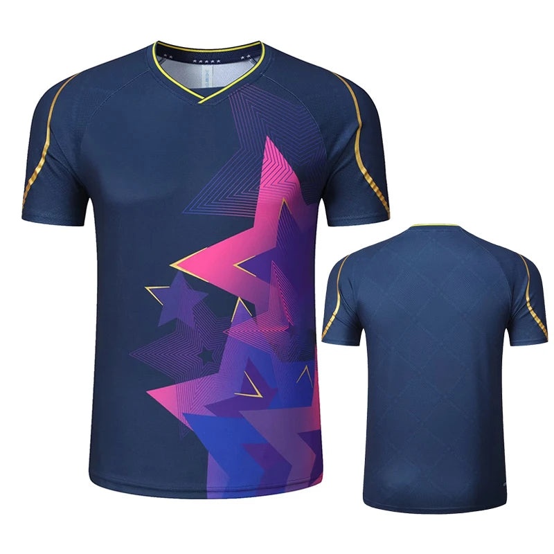2023 Championship China Team table tennis shirts shorts Men Women Children ping pong t shirt Table tennis clothes soccer jerseys New deepblue