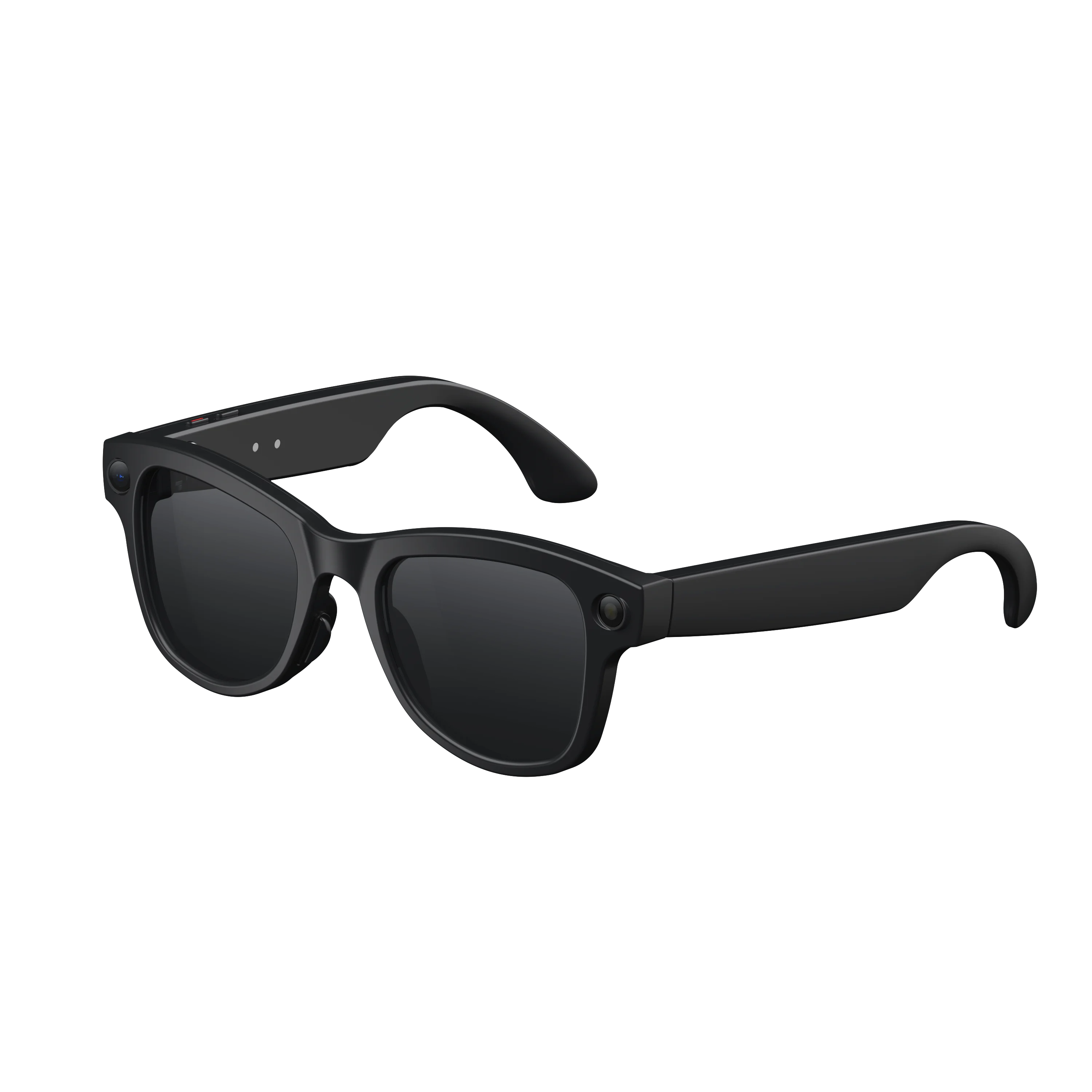 Smart Glasses AI GPT Camera 4K HD Multifunctional 3-in-1 Lens Bluetooth Call 3600Mah Battery Voice Assistant Control Sunglasses black