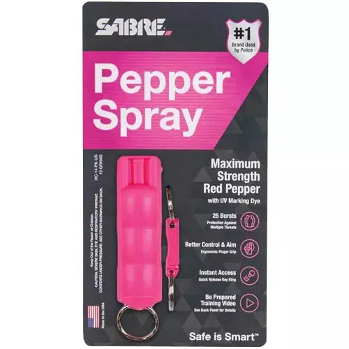 Sabre Red Pepper Spray .54 Oz Hard Case Fox Outdoor