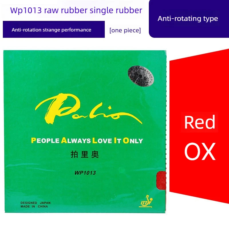 Palio WP1013 Medium Semi-Long Pips-out Table Tennis Rubber OX High Elastic Ping Pong Rubber ITTF Certified 1.5/1.8mm Sponge…