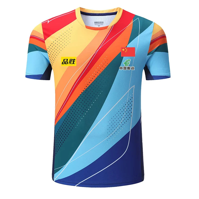 2023 Championship China Team table tennis shirts shorts Men Women Children ping pong t shirt Table tennis clothes soccer jerseys orange with logos B