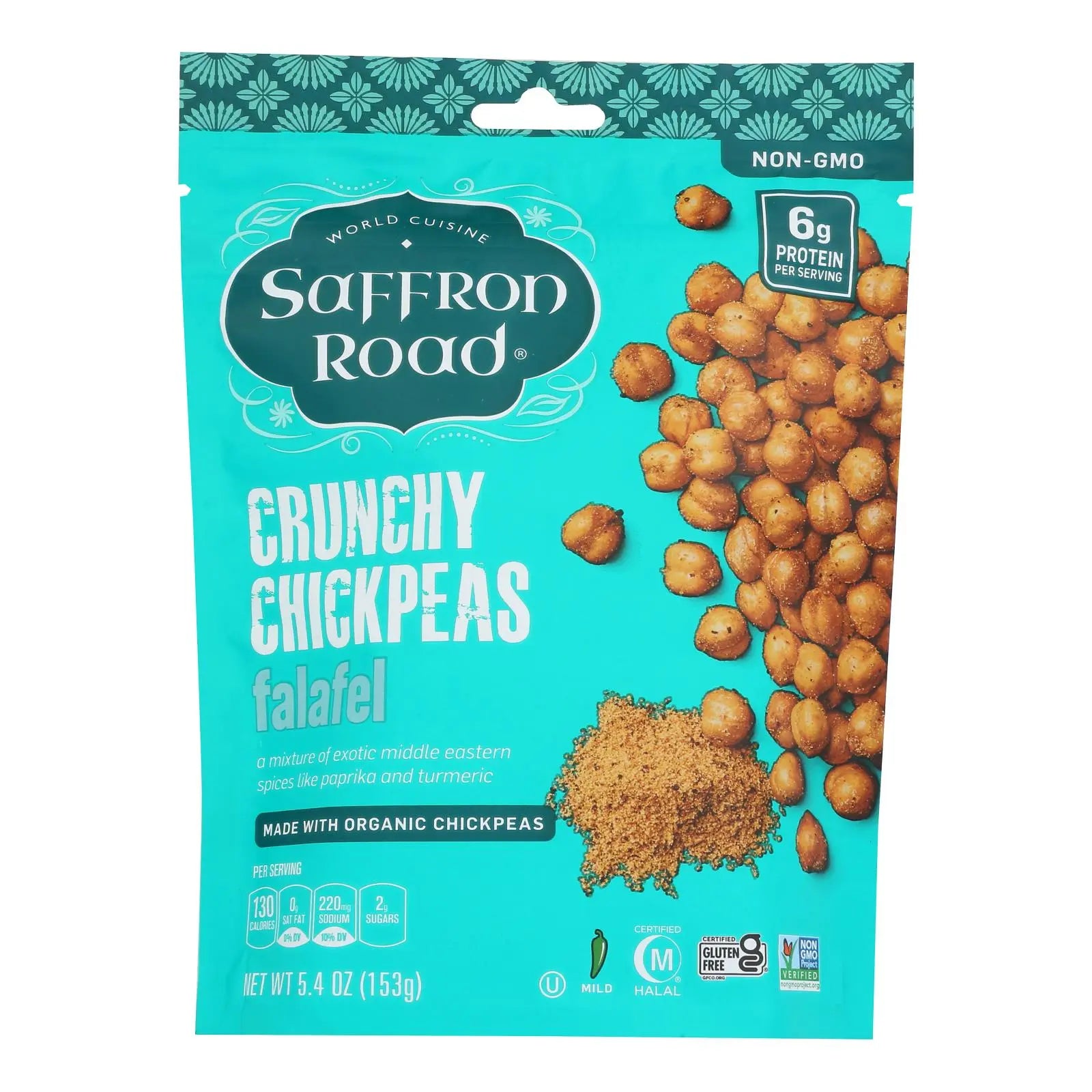 Saffron Road - Chchp Crnchy Falafel - Case Of 6-5.4 Oz Saffron Road
