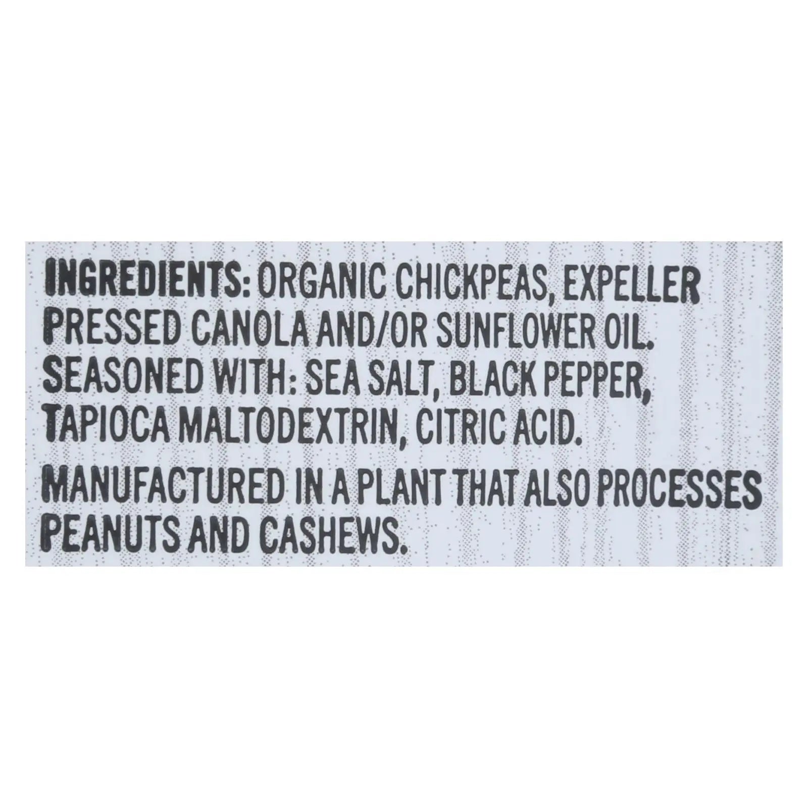 Saffron Road - Chickp Crnchy Sslt&p - Case Of 6-5.4 Oz Saffron Road