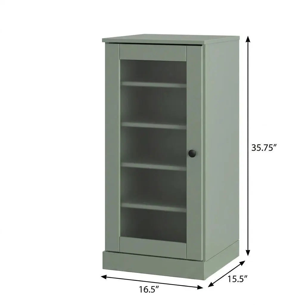 Sage Ten Pair Solid WoodShoe Storage Cabinet Homeroots Organization