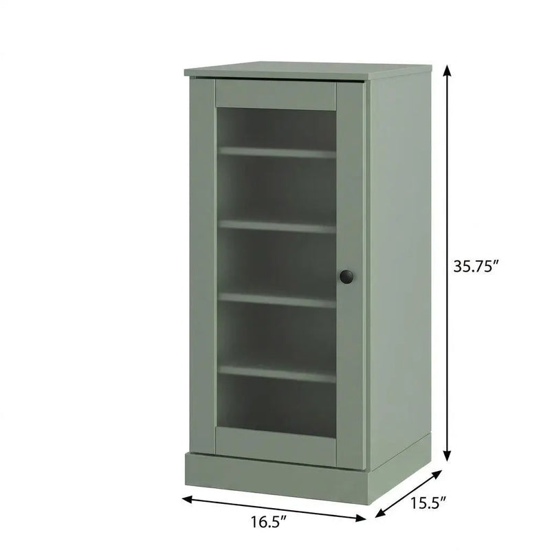 Sage Ten Pair Solid WoodShoe Storage Cabinet Homeroots Organization