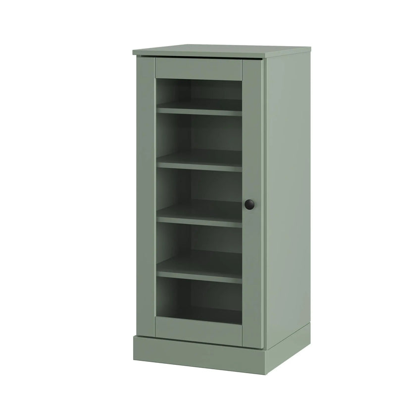 Sage Ten Pair Solid WoodShoe Storage Cabinet Homeroots Organization