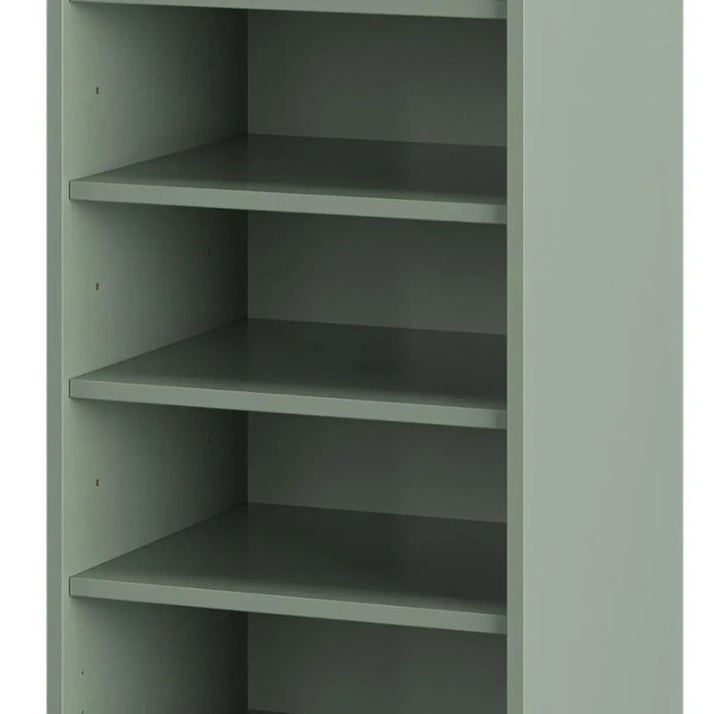 Sage Ten Pair Solid WoodShoe Storage Cabinet Homeroots Organization