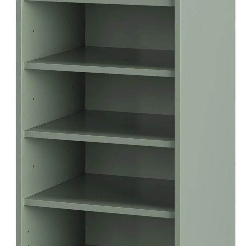 Sage Ten Pair Solid WoodShoe Storage Cabinet Homeroots Organization