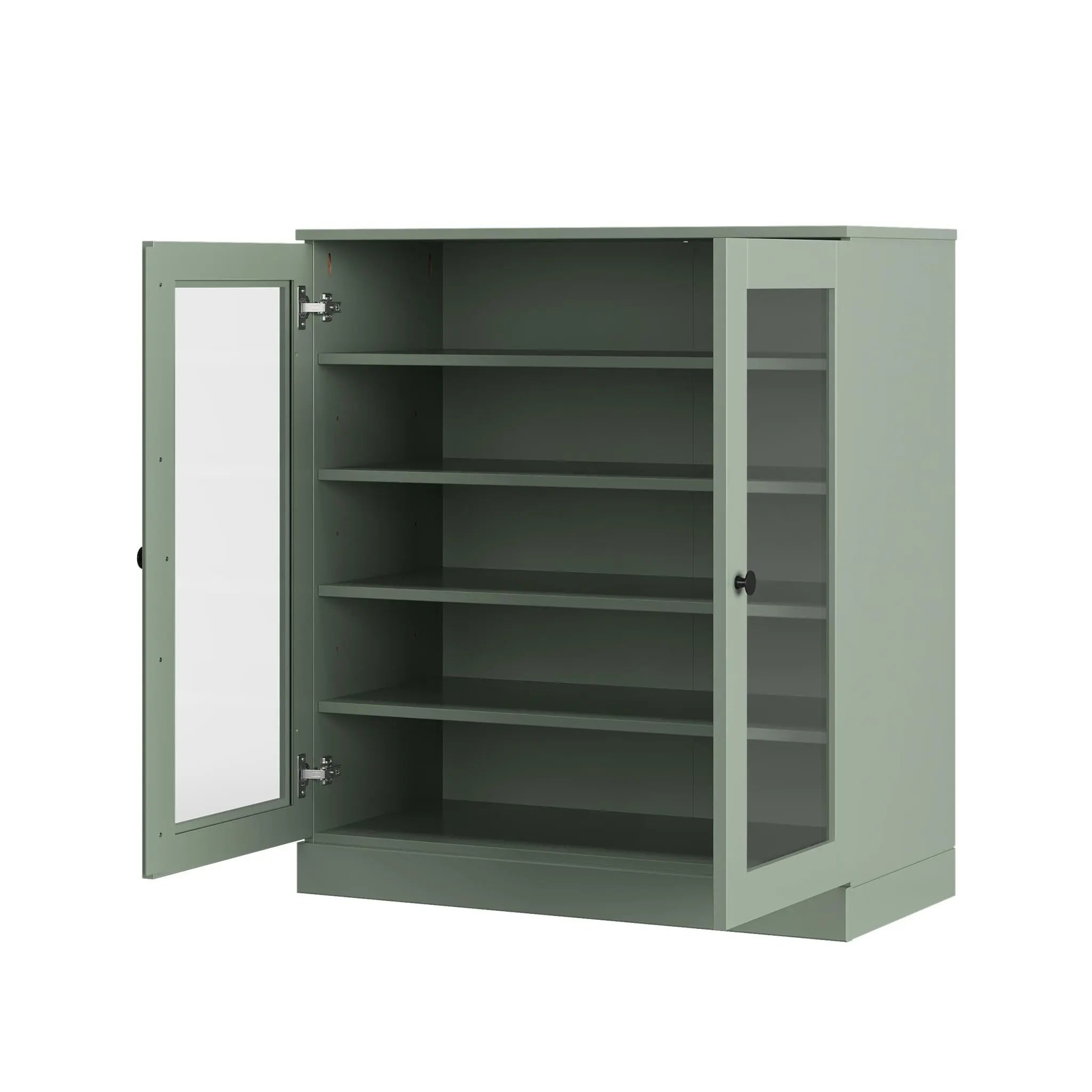 Sage Twenty Pair Solid WoodShoe Storage Cabinet Homeroots Organization