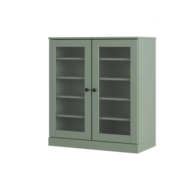 Sage Twenty Pair Solid WoodShoe Storage Cabinet Homeroots Organization