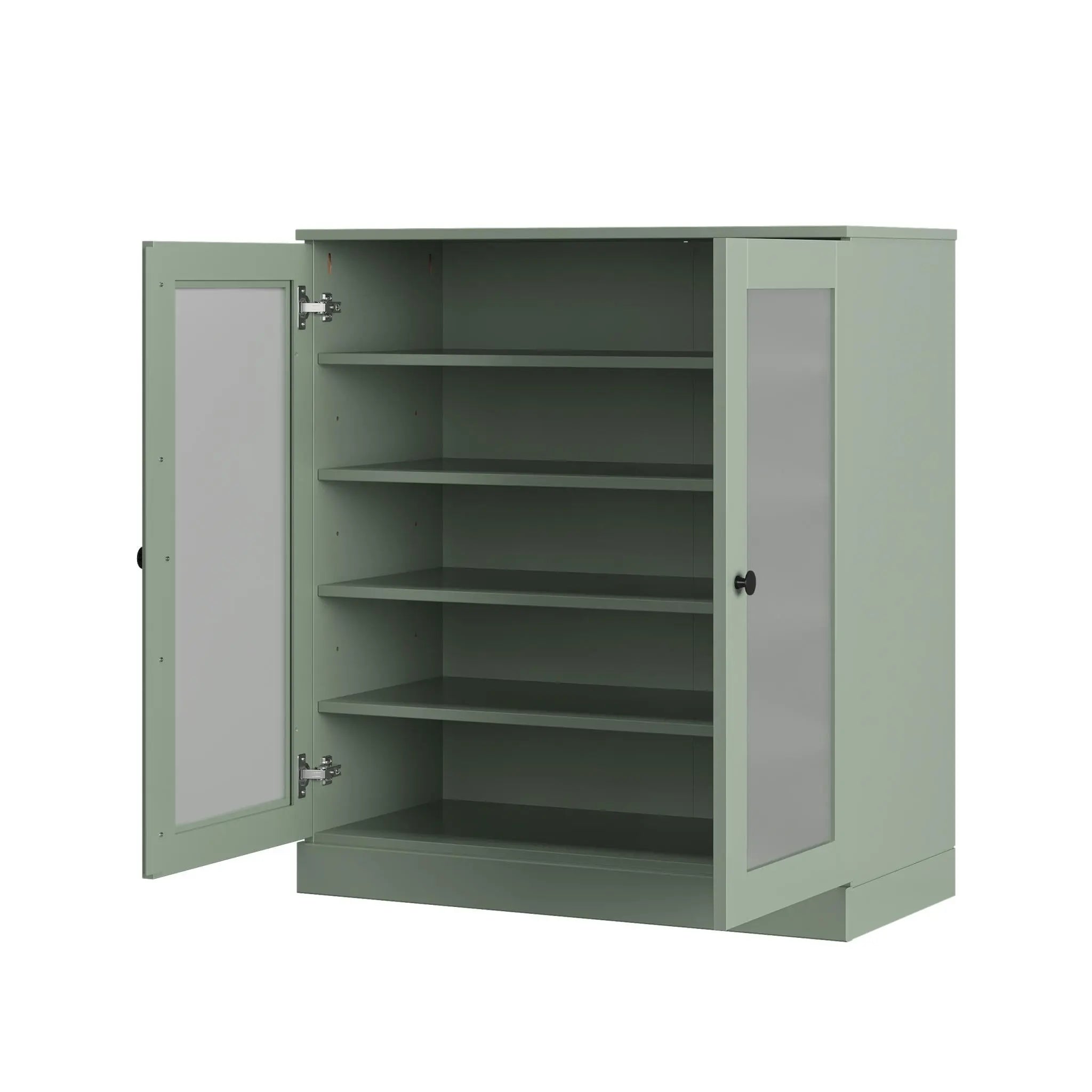 Sage Twenty Pair Solid WoodShoe Storage Cabinet Homeroots Organization