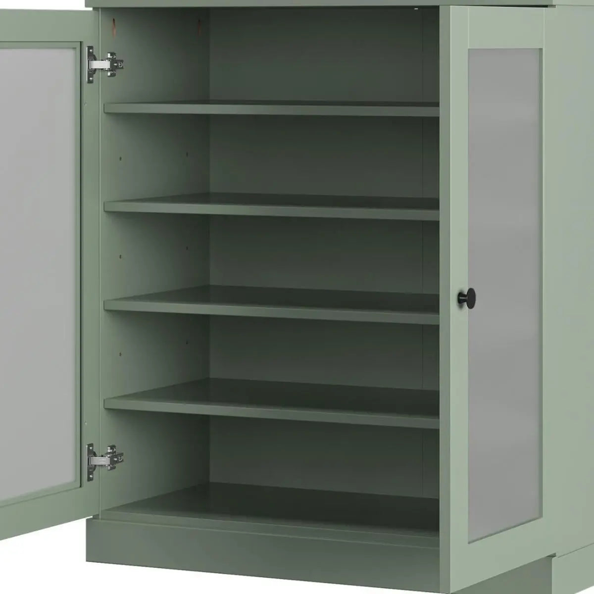 Sage Twenty Pair Solid WoodShoe Storage Cabinet Homeroots Organization