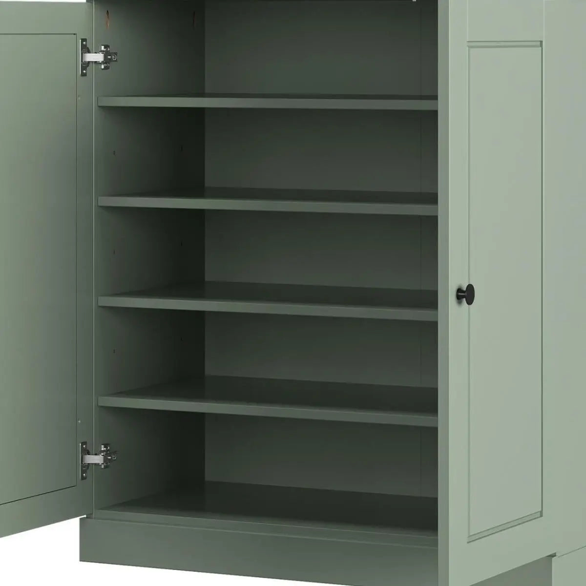 Sage Twenty Pair Solid WoodShoe Storage Cabinet Homeroots Organization