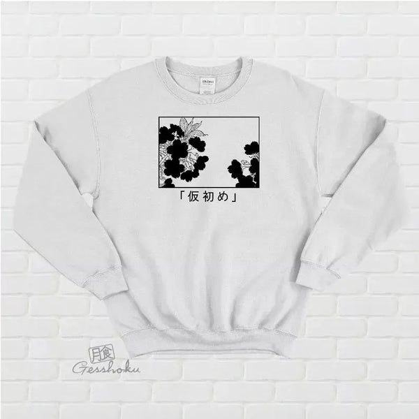 Sakura Japanese Floral Aesthetic Crewneck Sweatshirt Gesshoku Designs
