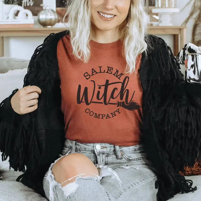 Salem Witch Vintage Halloween Shirt Stiles Tee
