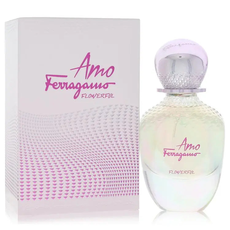 Salvatore Ferragamo  Amo Ferragamo Flowerful by Salvatore Ferragamo Eau De Toilette Spray 1.7 oz for Women for Fragrances for Women - GreatEagleInc