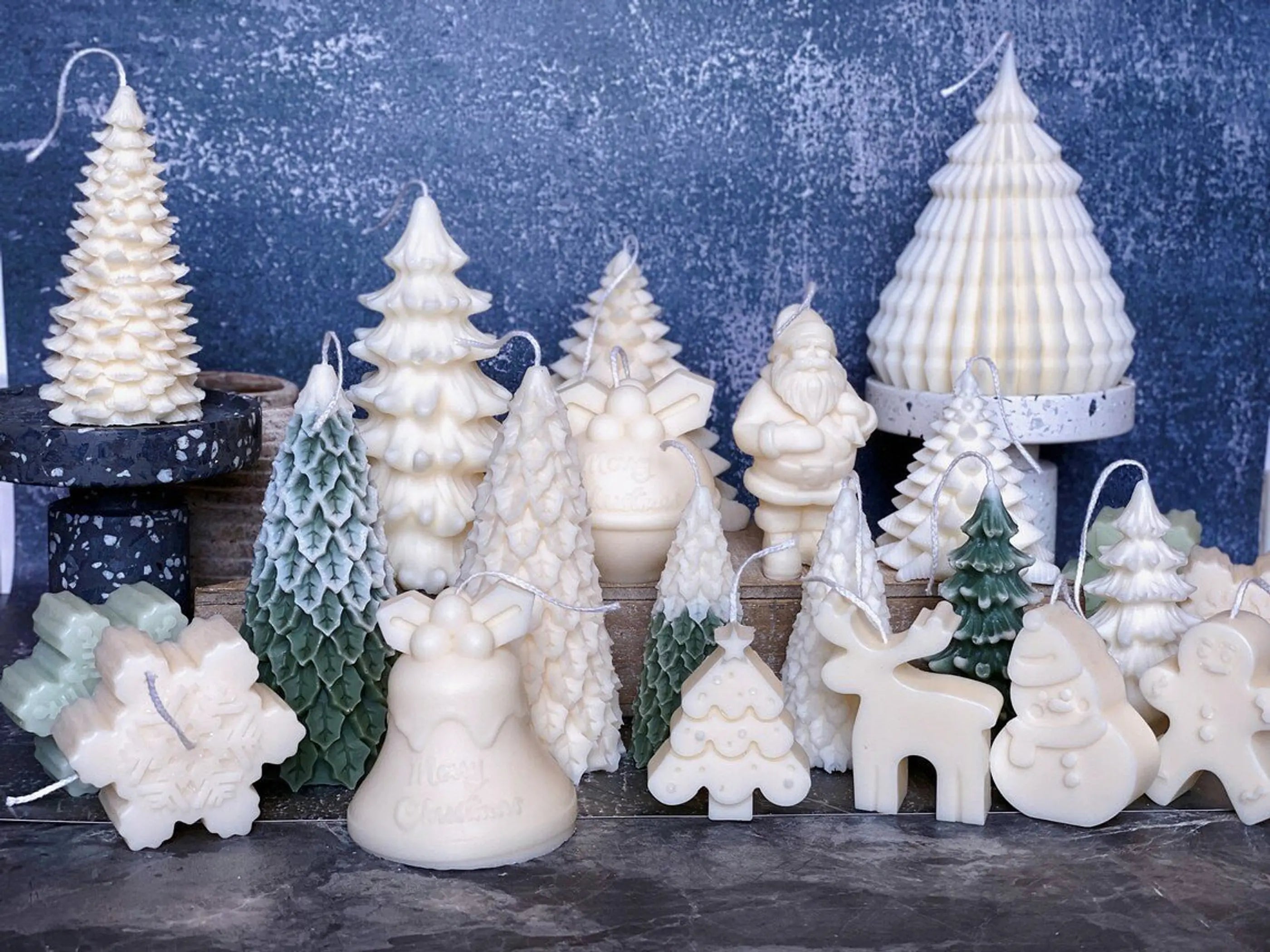 Santa Candles AmberLane
