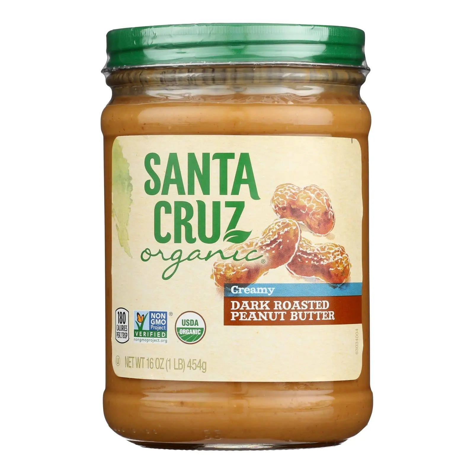 Santa Cruz Organic - Pbtr Og2 Dk Roast Creamy - Cs Of 12-16 Oz Santa Cruz Organic