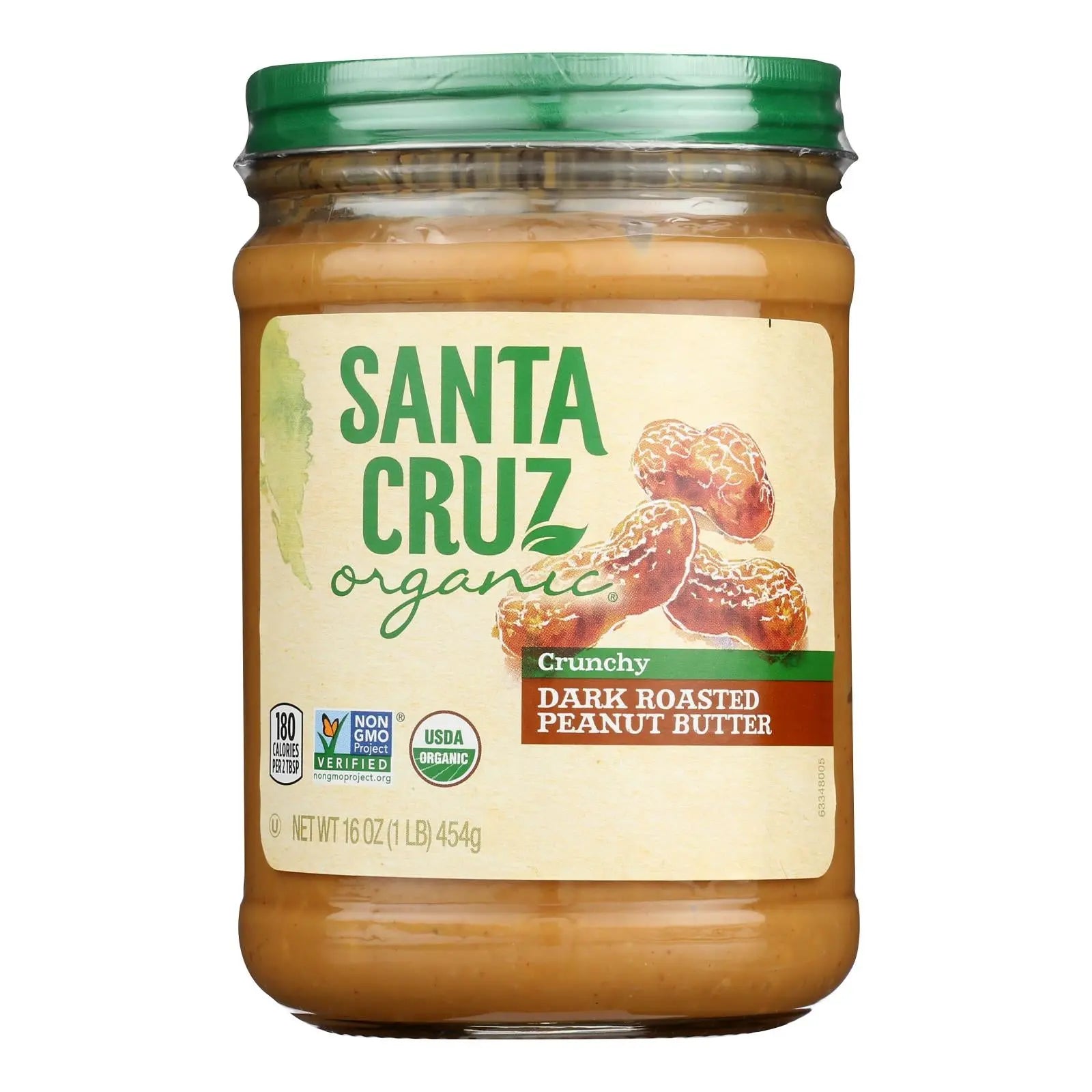 Santa Cruz Organic - Pbtr Og2 Dk Roast Crunchy - Cs Of 12-16 Oz Santa Cruz Organic