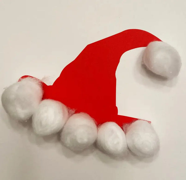Santa Hat Small Single Color Creative Cut-Out Creative Shapes