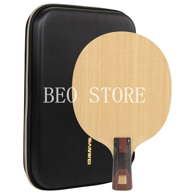 Sanwei Super 75# PBO-Carbon Table Tennis Blade Fast Attack Offensive++ Zylon Carbon Fiber ZLC Ping Pong Racket Paddle With Case