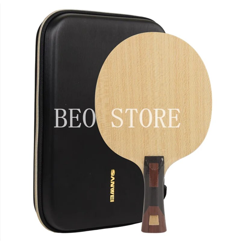 Sanwei Super 75# PBO-Carbon Table Tennis Blade Fast Attack Offensive++ Zylon Carbon Fiber ZLC Ping Pong Racket Paddle With Case