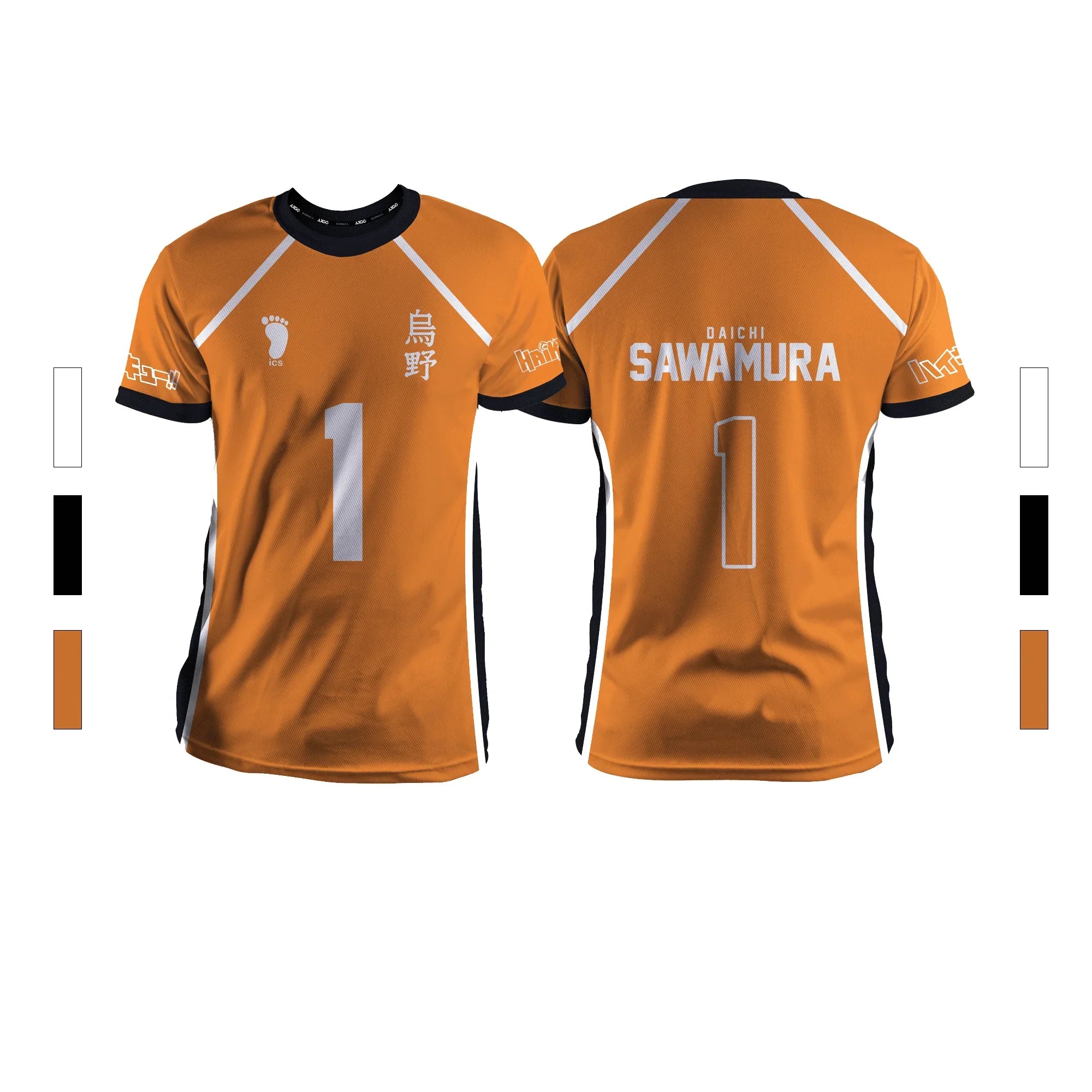 2024 Summer New Men's Sports Fashion Casual Comfortable Breathable Volleyball Anime Unisex Short Sleeve Round Neck T-Shirt…