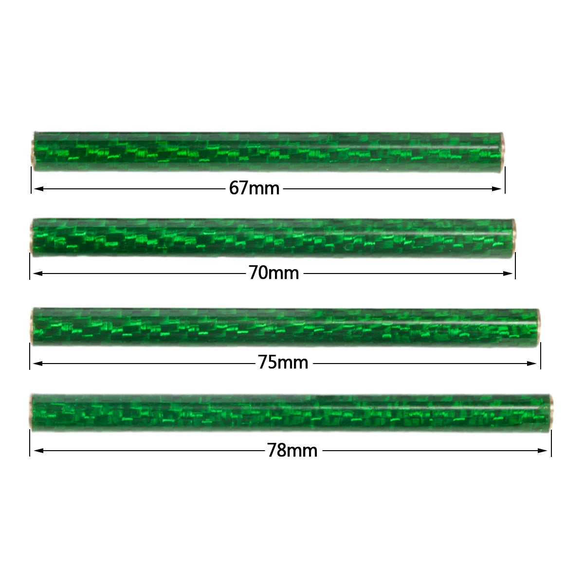 5PCS Coloured Carbon Fibre Braces 67mm 70mm 75mm 78mm for 1/10 RC Crawler Comp Builds SCX10 PRO Gspeed V4 UGRC LCG Chassis DIY