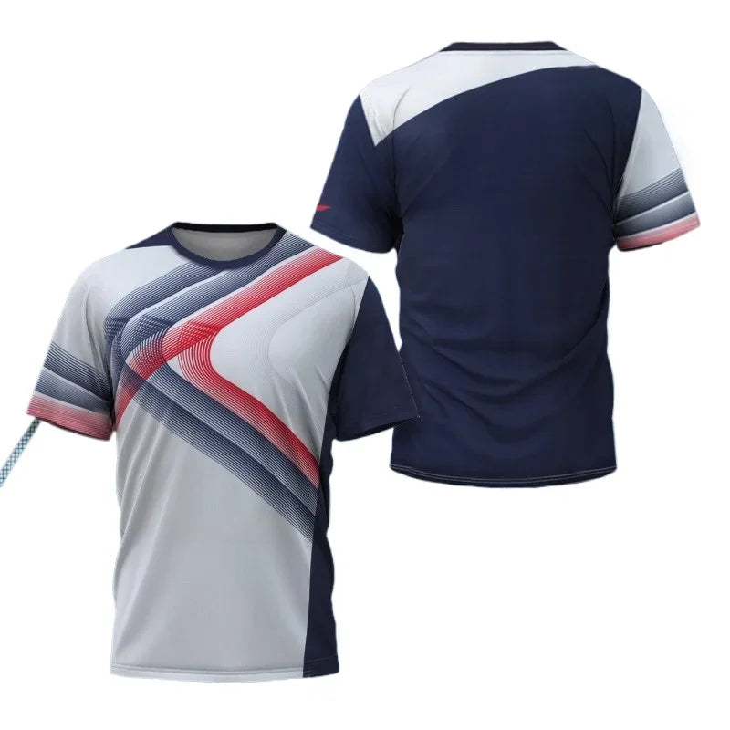 CHINA Dragon Table Tennis Graphic T Shirt for Men Clothing Fashion Badminton Sports T-shirt Ping Pong Jersey Gym Fitness…