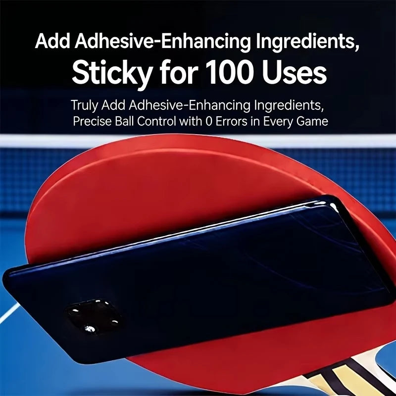 KJM Table Tennis Racket Tackifier Spray Ping Pong Paddle Rubber Grip Enhancer Quick Dry Spin Boost Restoring Tack Care…