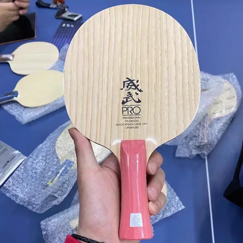 Original SANWEI V5 Pro Table Tennis Blade 7-ply Pure Wood OFF+ Ping Pong Blade Professional Offensive Attack with Loop…