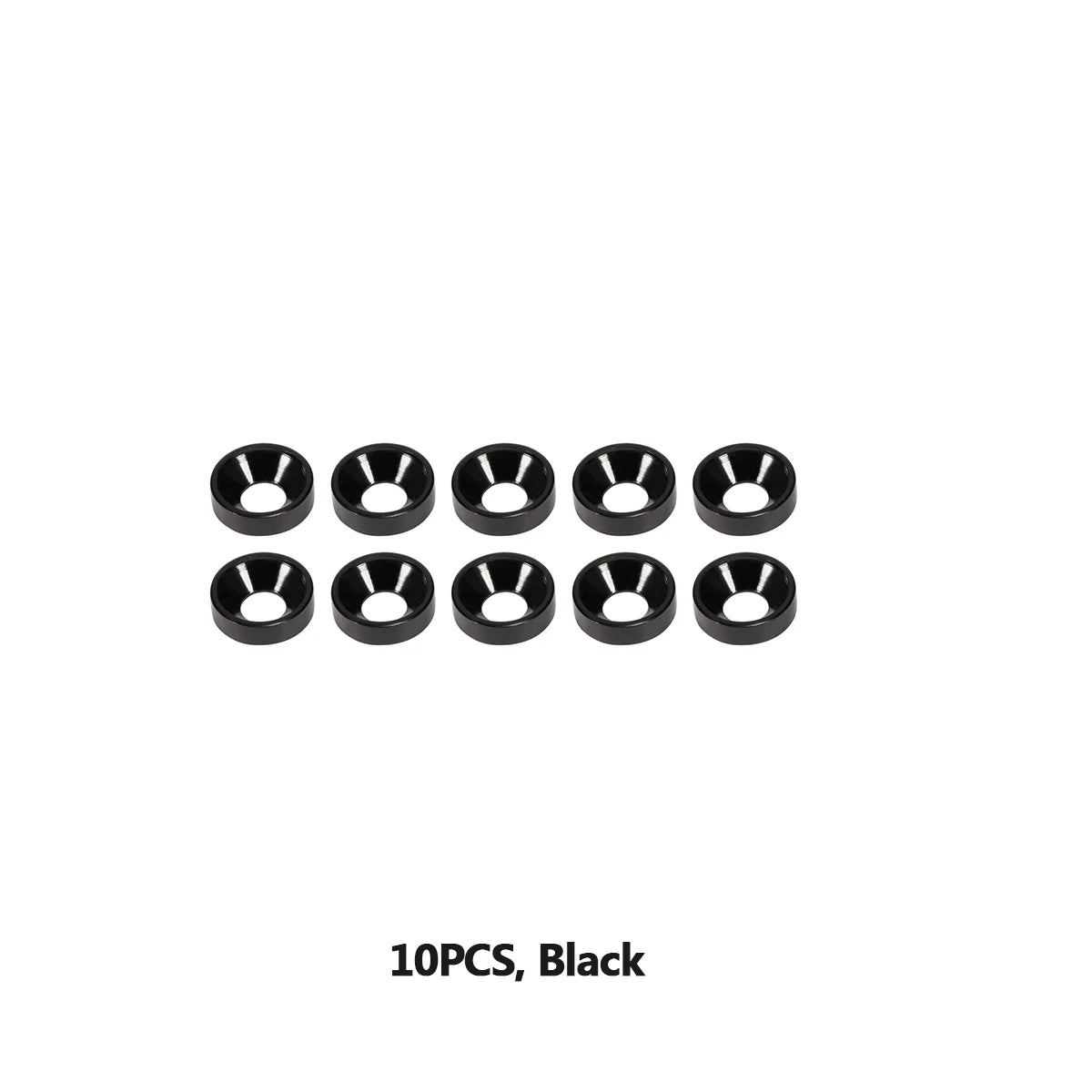 5PCS Coloured Carbon Fibre Braces 67mm 70mm 75mm 78mm for 1/10 RC Crawler Comp Builds SCX10 PRO Gspeed V4 UGRC LCG Chassis DIY Black Washer Set