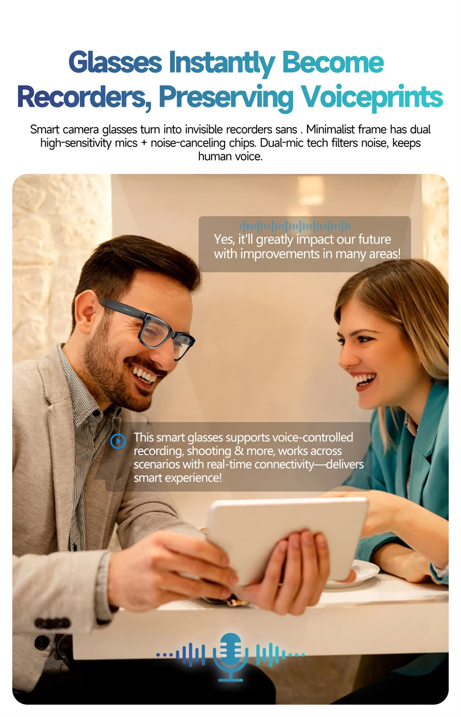 2025 New Upgrade Smart Glasses With Camera Video Recording AI Photo Recognition Bluetooth Call Translation Voice Sunglasses Men