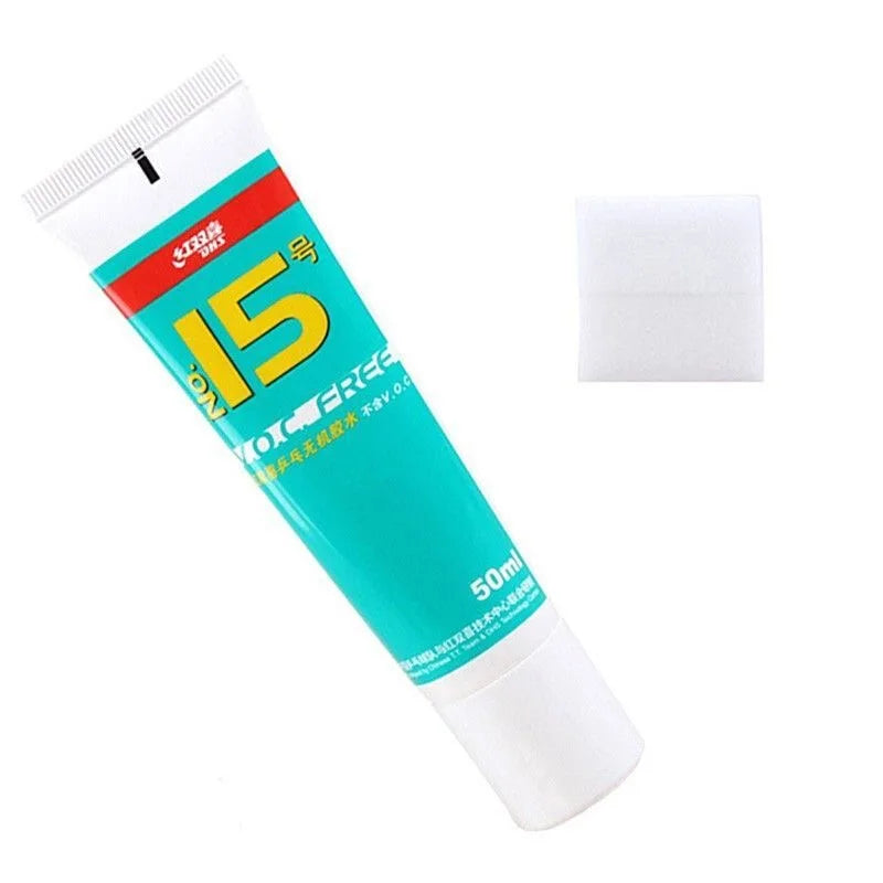 50ml 98ml DHS NO.15  Table Tennis Ping Pong Ping-pong Pingpong Racket Inorganic Glue Water-solubility Bond Adhesive - 50ml…