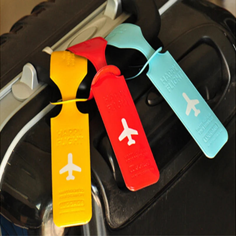 Travel Luggage Tag Cover Suitcase ID Baggage Tag Holder Letter Baggage Boarding Tags Portable Label Creative Accessories