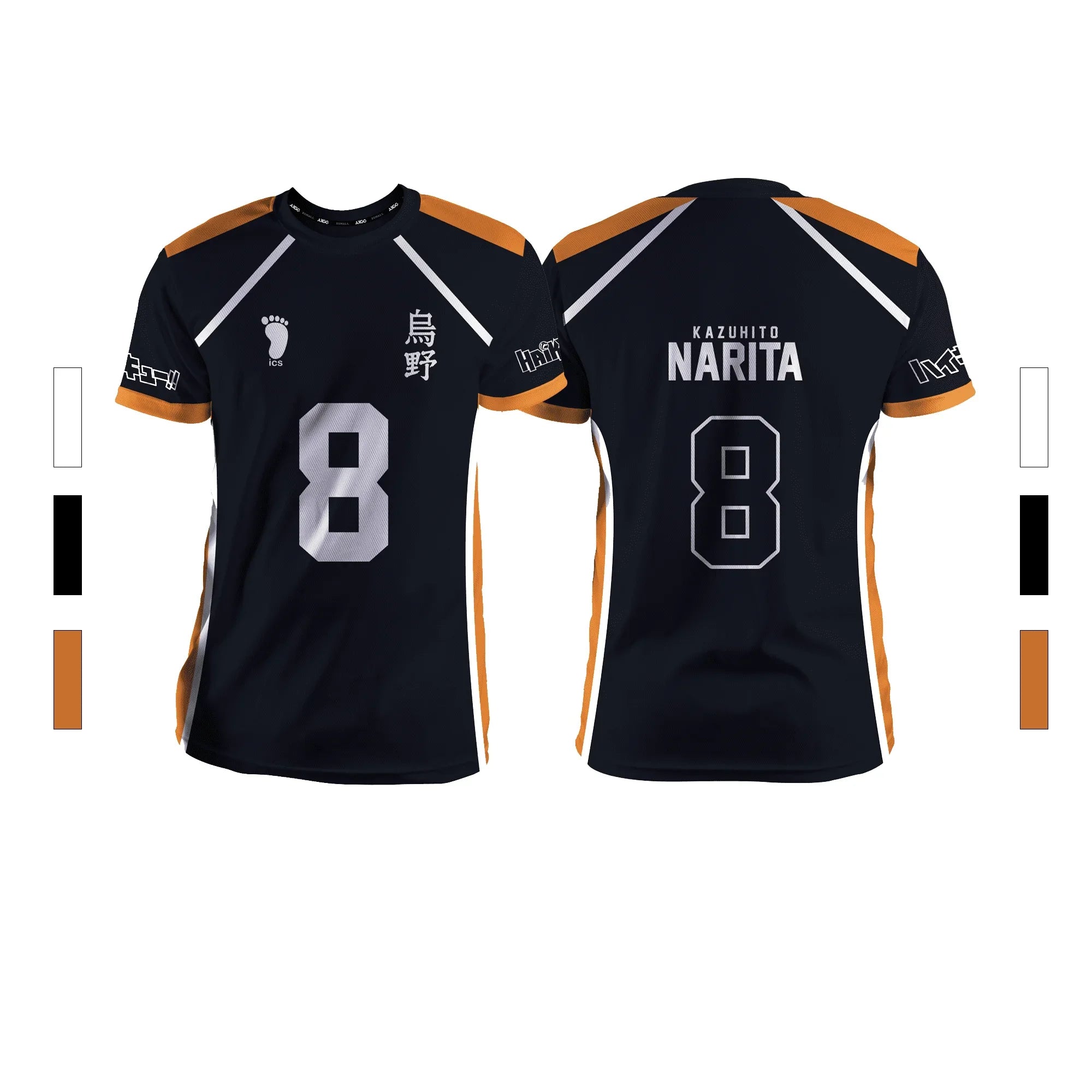 2024 Summer New Men's Sports Fashion Casual Comfortable Breathable Volleyball Anime Unisex Short Sleeve Round Neck T-Shirt…