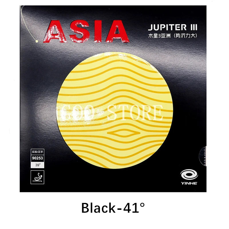 YINHE JUPITER 3 JUPITER III (Sticky, Attack & Loop, Forehand) Galaxy Table Tennis Rubber Ping Pong Sponge - Red H38