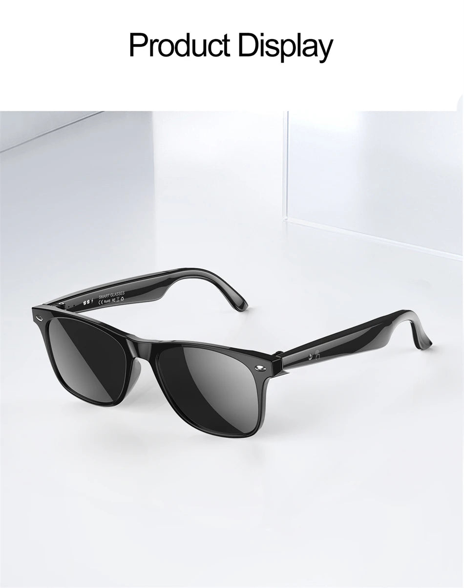 high-tech AI smart glasses can be equipped with various lenses such as sunglasses, blue light, myopia, Men women smart glasses