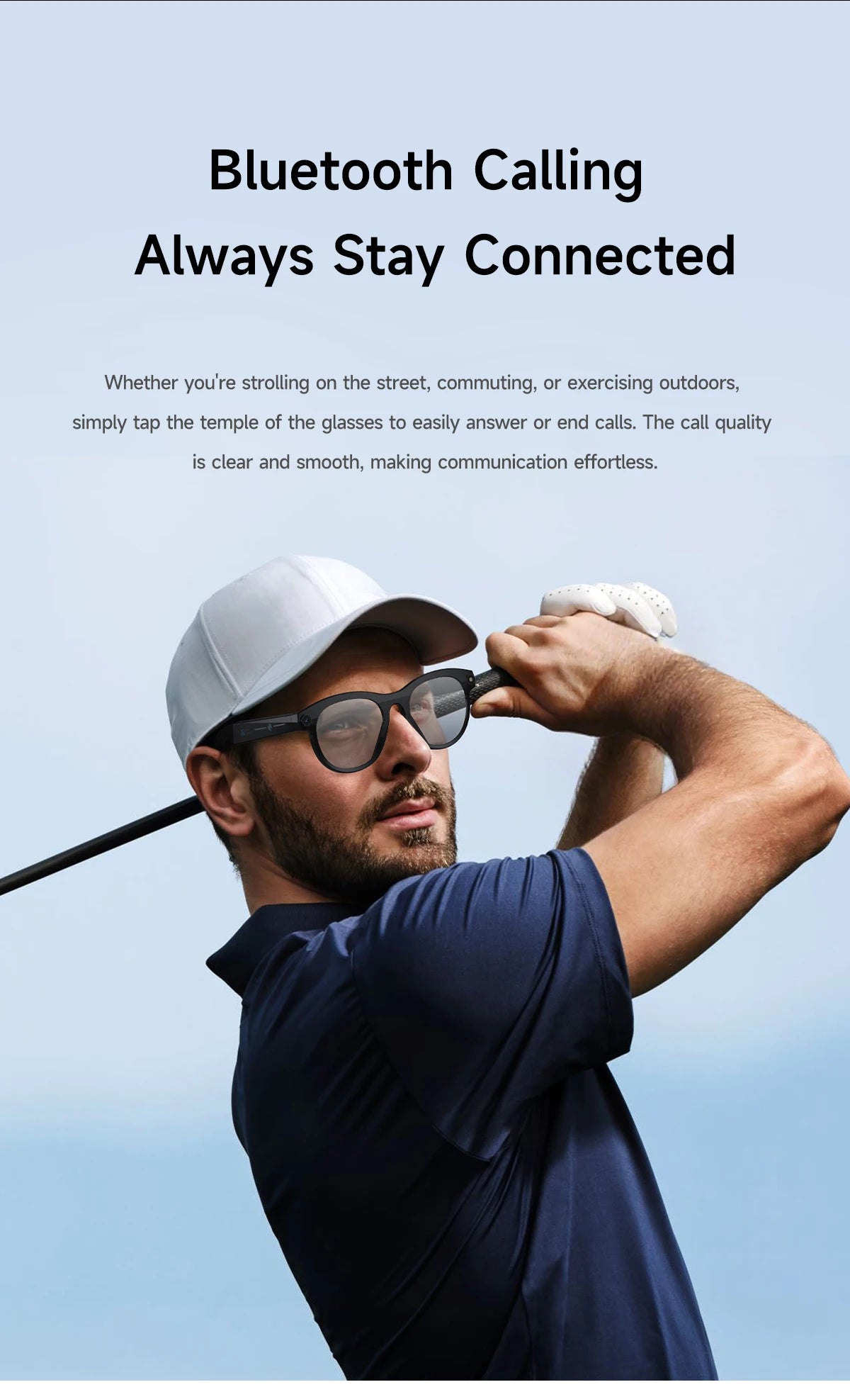 2025 AI Smart Glasses New Interaction With Camera Photo Video Record Translation Music Smart Sunglasses Bluetooth Call Headphone