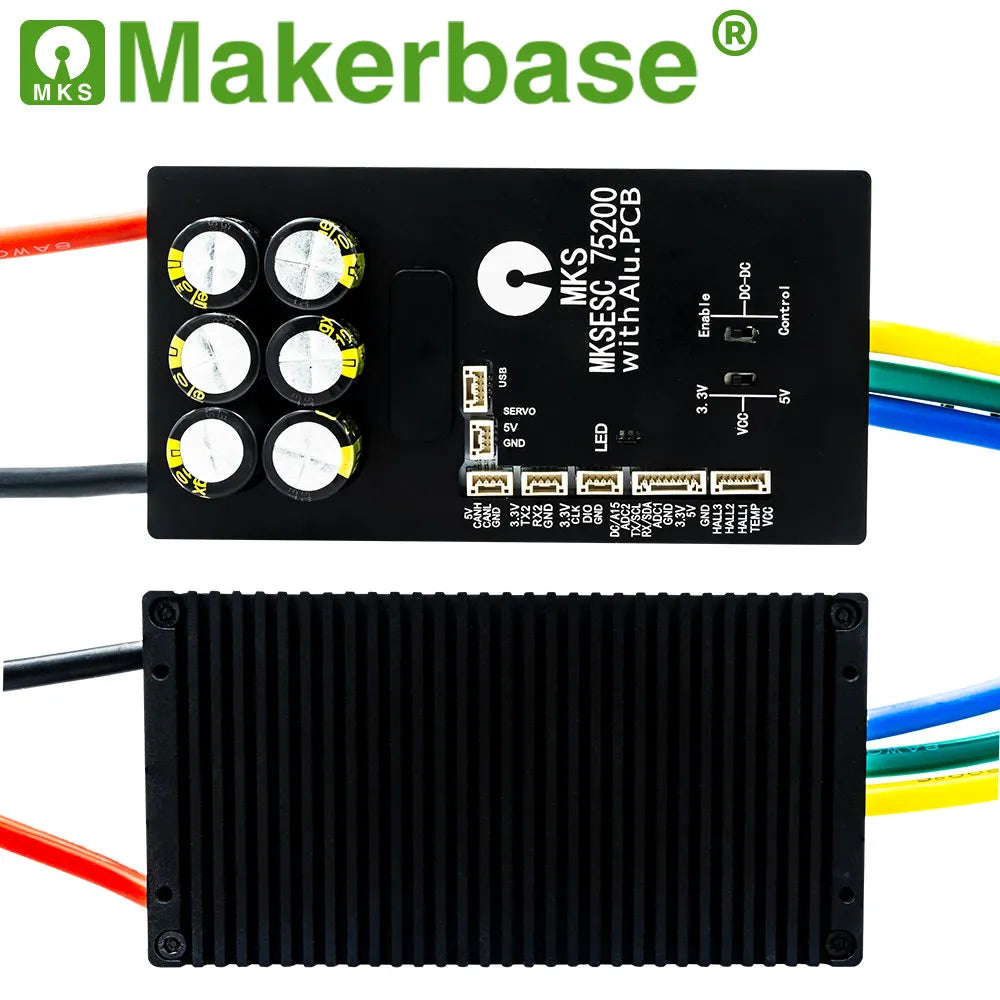 75V 200A FOC Brushless ESC VESC Controller for RC Skateboard Ebike Robot - PCB only