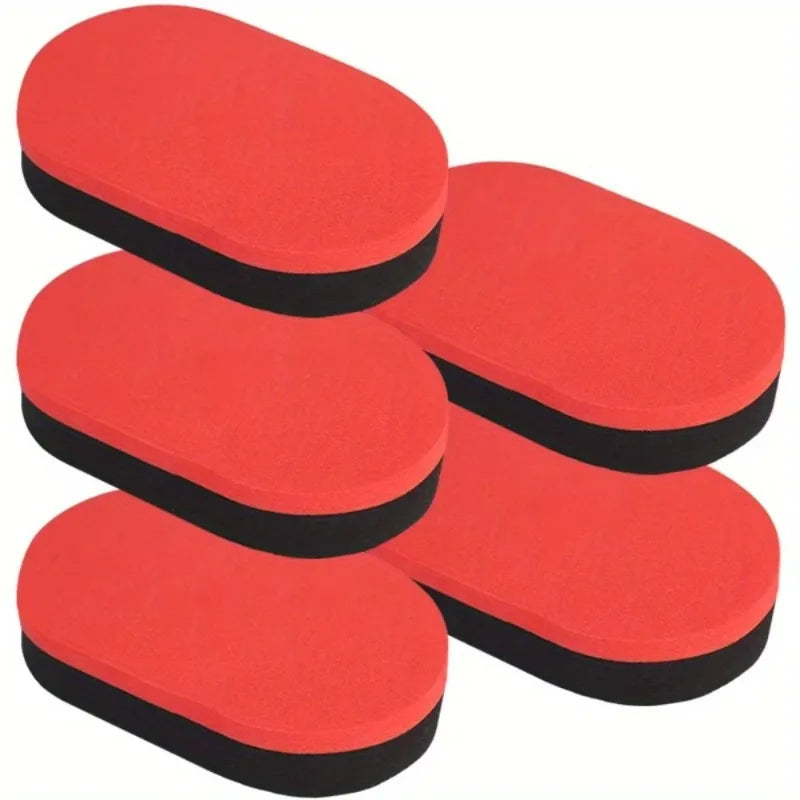Professional 1/3/5Pcs Red Table Tennis Racket Cleaner Brush – Sponge Rubber Eraser for Ping Pong & Tennis, High-Quality…