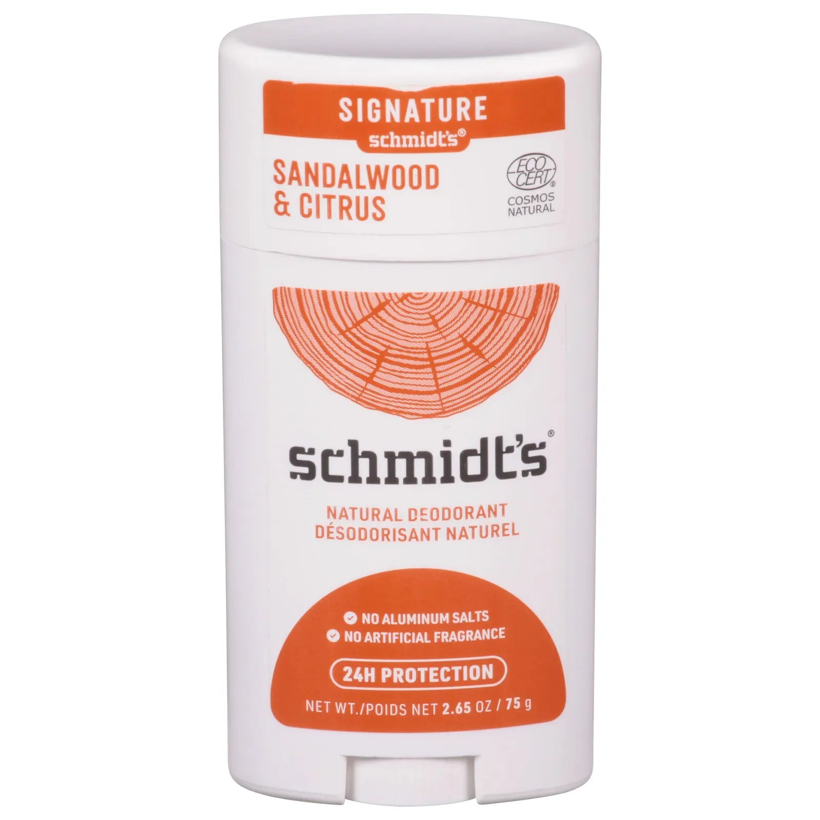 Schmidts - Deodorant Citrus Sandalwd Stk - 1 Each-2.65 Oz Schmidts